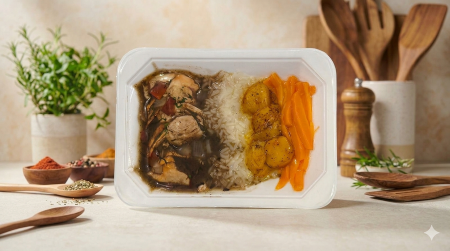 Caja x 8 - Pollo Saltado