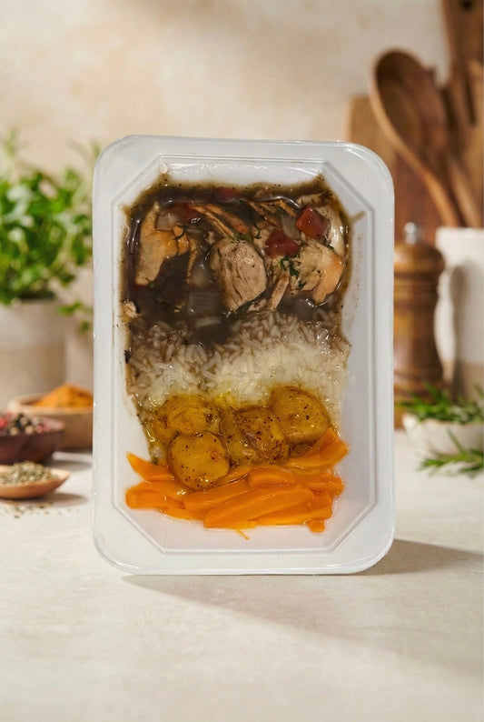 Caja x 8 - Pollo Saltado