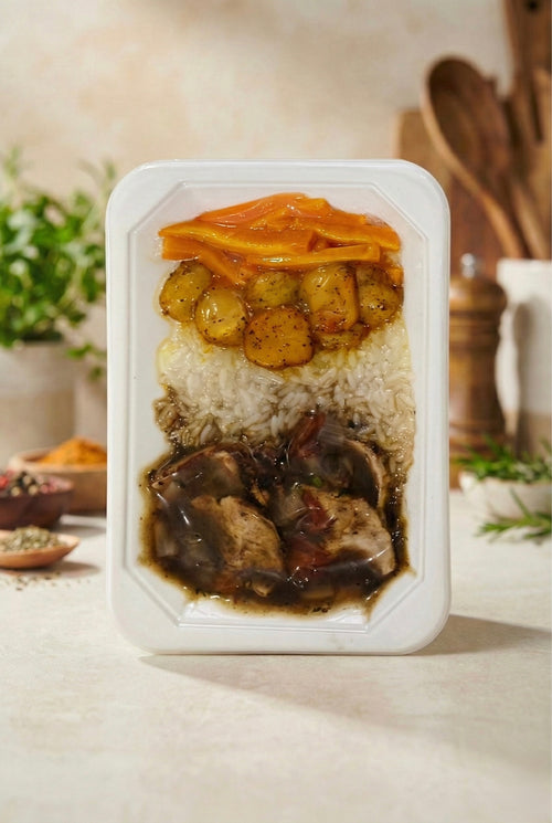 Caja x 8 - Cerdo Saltado